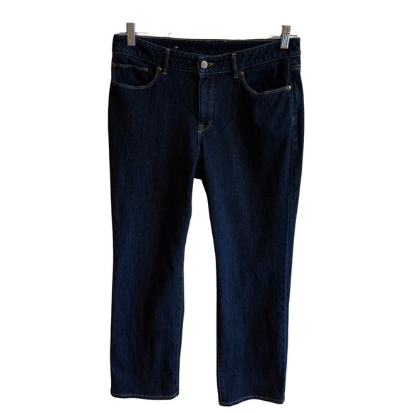 L.L.Bean Stonewashed Favorite Fit Straight Leg Jeans Size 16